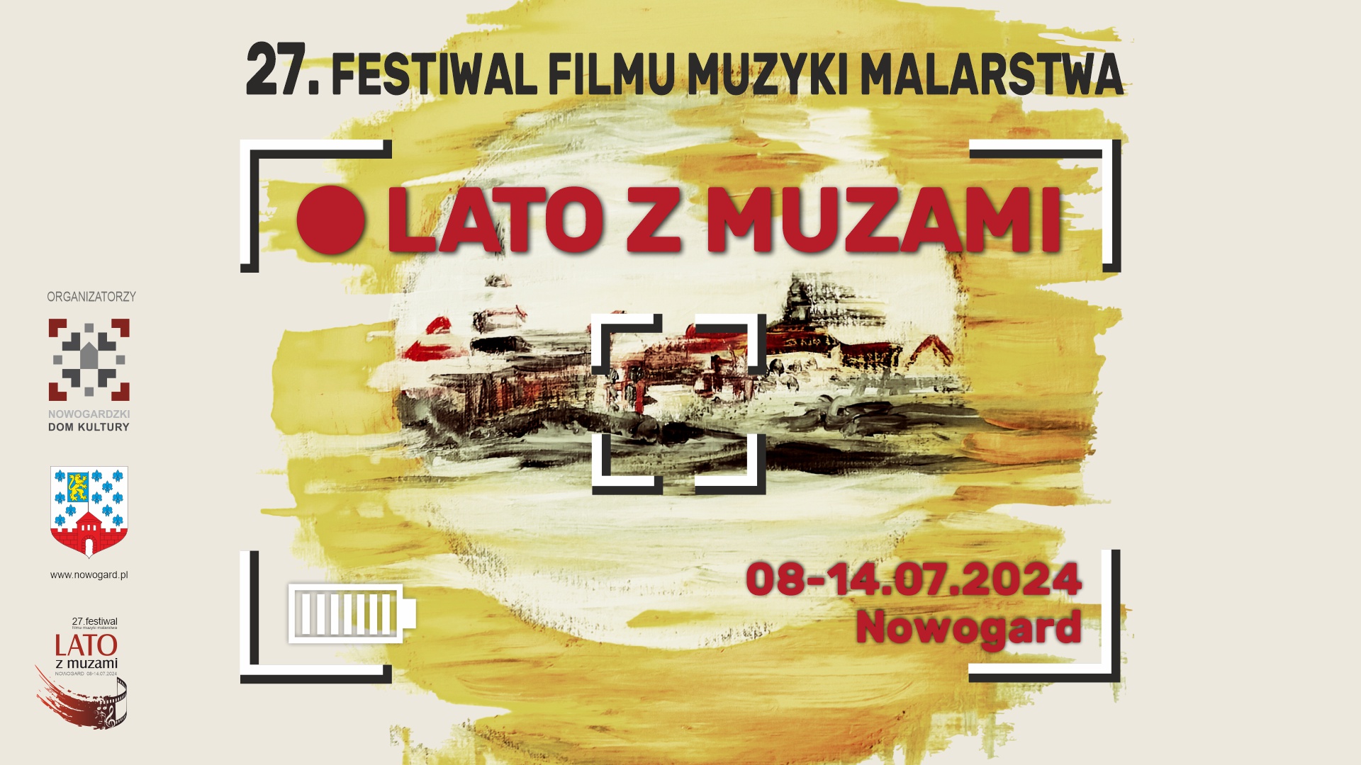 PREMIERA PLAKATU 27. Festiwalu Filmu Muzyki Malarstwa Lato z Muzami